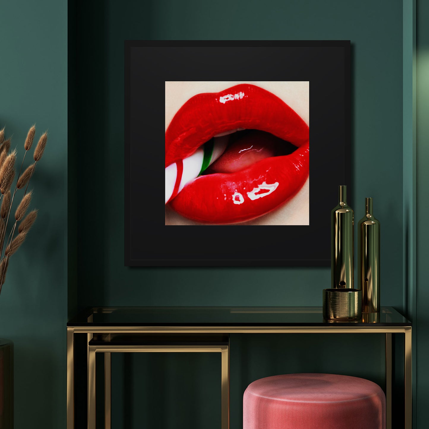 CANDY CANE FINE ART PRINT